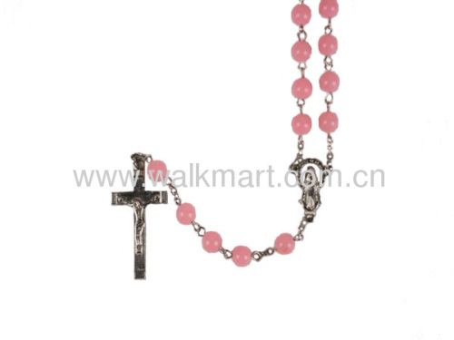 Christian rosary necklace