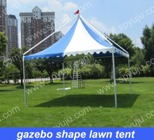Aluminum frame gazebo shape lawn tent for event/change clothes