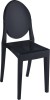 China manufacturer Victoria Ghost Mini Chair Black Plastic side chairs for children Kids