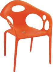 Modern Ergonomic Plastic Funiture Mini Chair for kids orange armchairs for children wholesale