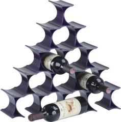Fashion Practical Plastic Triangle Wine Rack standing 10 bottles home kitchen wine racks storages wholesale