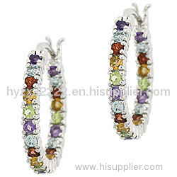 sterling silver gemstone earrings,925 silver jewelry,fine jewelry,fashion jewelry