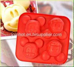 wholesale available mickey mose shape silicone backing tray