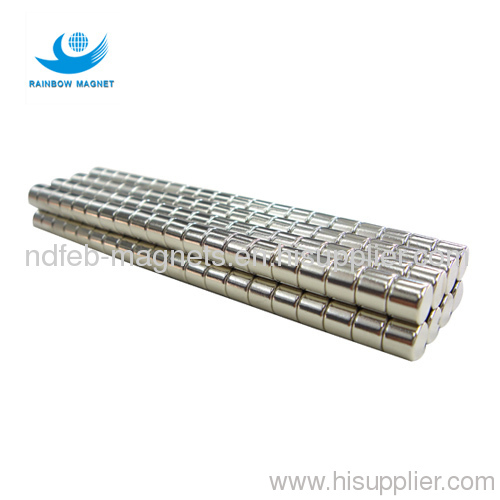 permanent neodymium Iron Boron cylinder magnets