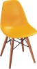 Modern Plastic seat Wood Base Baby Seet dining room children side chairs seat