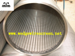 galvanized wedge wire screen pipe