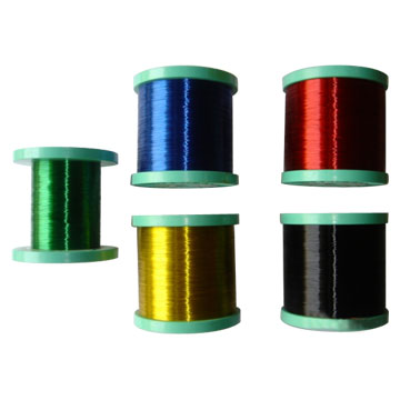 Painted iron wire