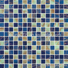 swimming pool glass mosaic