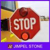 Stop Sign fixed on School Bus/School Bus Stop Sign/School Bus Stop Arm