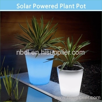 Solar Powered Plant Pot