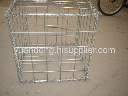 welded gabion mesh galvanized wire PVC coated wire