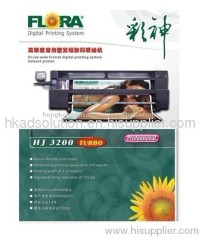 Solvent printer on Konica Minolta printheads 3,2m wide HJ 3200 Turbo