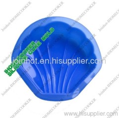 shell shape silicone muffin pan/cake mold /china supplier 11*11.5*2.5cm