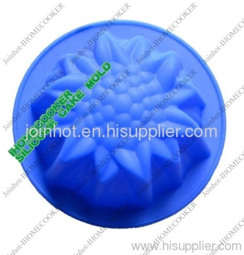 sunflower single cake mold/ muffin pan/soap mold silicone material