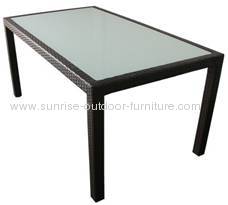 KD Rattan Outdoor Furniture of Rattan Table