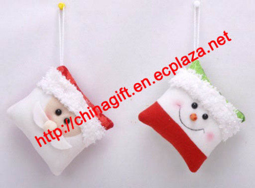 13X13cm Christmas Tree Hanging Ornaments(Snowman and Santa Claus)