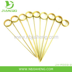 Disposable flat natural bamboo skewer for bbq