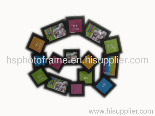 Wooden Photo Frame,MDF With Veneer,Meansures,70x64x2.4cm
