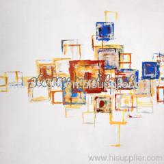 Abstract oil painting