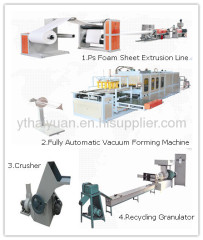 fully automatic disposable food box production line