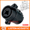 plastic XLR cannon combo connectors