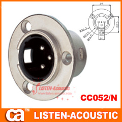 3-pin XLR male chassis sockets