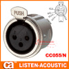 3-pin XLR female chassis sockets