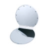 Round and foldable cosmetic mirror