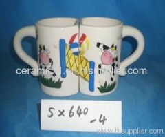 Couple ceramic mug
