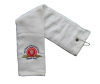 Cotton velour embroidered golf towels