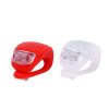 Silicone safety rear LED bicycle light