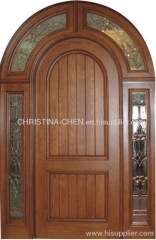 wooden entrance door