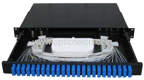 Fiber Optic Distribution Box Patchpanel 12 cores Optical Splitter Box Outdoor Cable Distribution Box