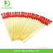 Round bamboo barbecue skewers