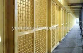 brass welded wire mesh panel