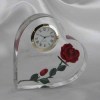 engraved heart clock/personalized wedding gifts clock