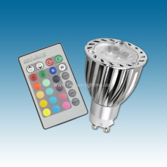 GU10 3X2W RGB Led bulb