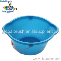 HQ2360 8L household light plastic water bucket,PP bucket with metal handle