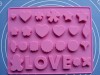 257mm 26 pattern silicone chocolate mold cookie mold baking bakeware