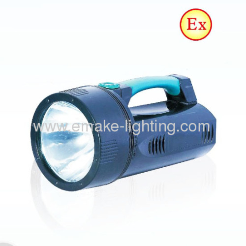 Portable anti-explosion searchlight