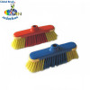 HQ0158 plastic household cleaning tool,red PP broom,floor vassoura,hand escoba,France balai with delux TPR cover