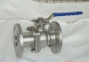2pc flange ball valve with ISO