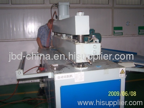 PP hollow grid sheet making machine