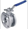 wafer ball valve with ISO