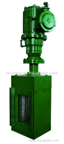 Channel type single drum wastewater grinder