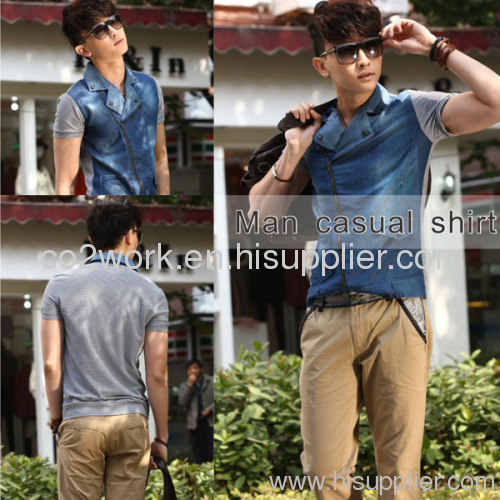 2012 100% Cotton Men's Shirt 50535