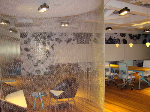 metal ring mesh as divider