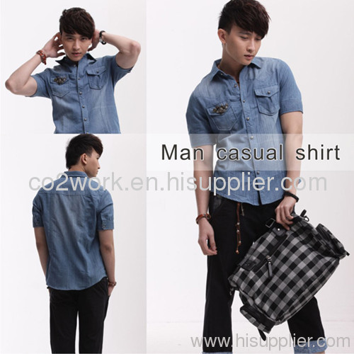 Hot Selling Jeans Casual Shirt for Men 50528