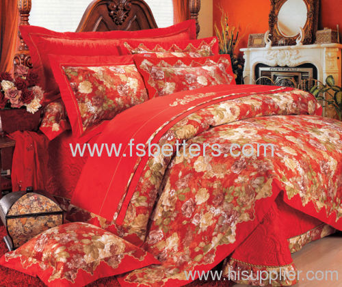 Comfortable wedding bedding set(5pcs)