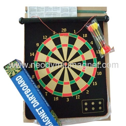 boxed magnetic dart board